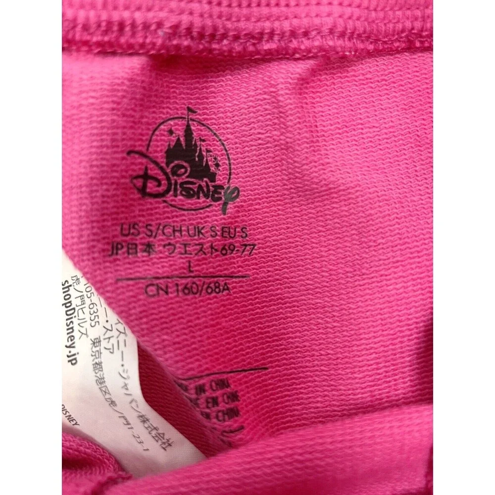 Walt Disney World SMALL Pink Mickey Head Shorts Drawstring Cotton‎ Blend